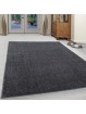 Carpet short pile modern living room plain mottled plain gray