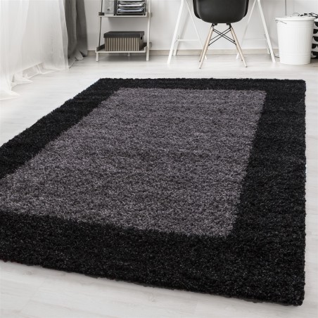 High pile long pile living room shaggy carpet 2 colors anthracite grey