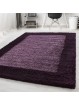Hoogpolig, hoogpolig, hoogpolig vloerkleed woonkamer, 2 kleuren, poolhoogte 3 cm, lila violet