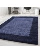 High pile, long pile, living room shaggy carpet, 2 colors, pile height 3 cm, navy blue