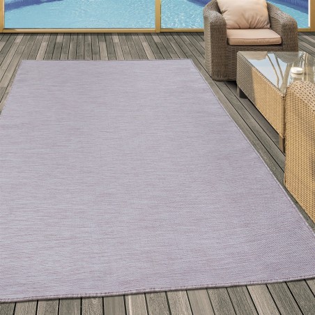 Carpet sisal look flat weave patios in-outdoor mottled pink cream