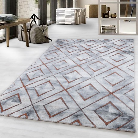 Short-pile carpet living room carpet design marbled diamond diamond bronze