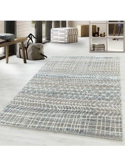 Short pile rug Living room rug Grace Web Design Brown Beige