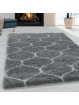 Woonkamer tapijt ontwerp hoogpolig tapijt patroon tegel tegel jacquard grijs