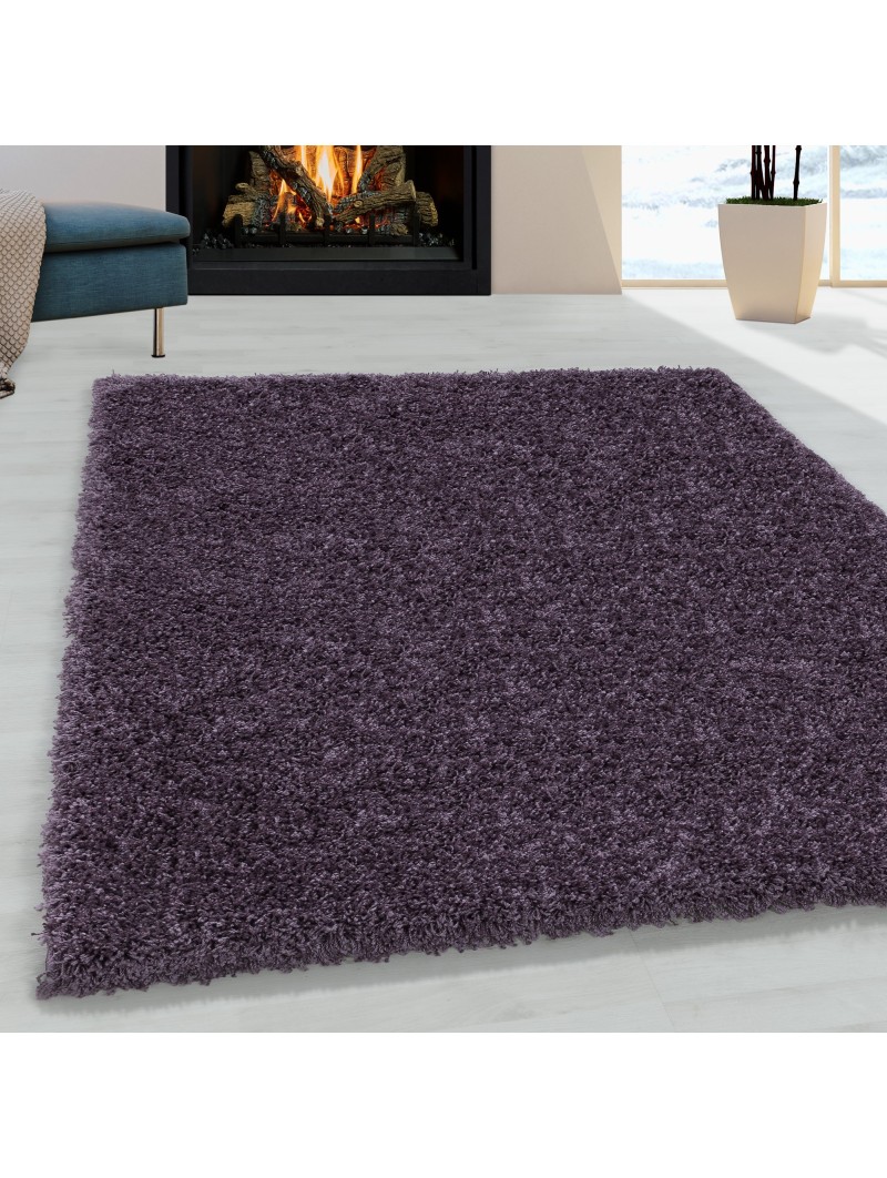 Woonkamer tapijt hoogpolig hoogpolig tapijt slaapkamer stapel super zacht violet