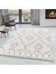 Woonkamertapijt CASA laagpolig tapijt Berberstijl patroon crème