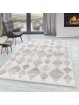 Wohnzimmer Teppich CASA Kurzflor Teppich Berber Stil Musterung