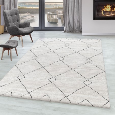 Woonkamertapijt CASA laagpolig tapijt Traditioneel patroon in Berberstijl
