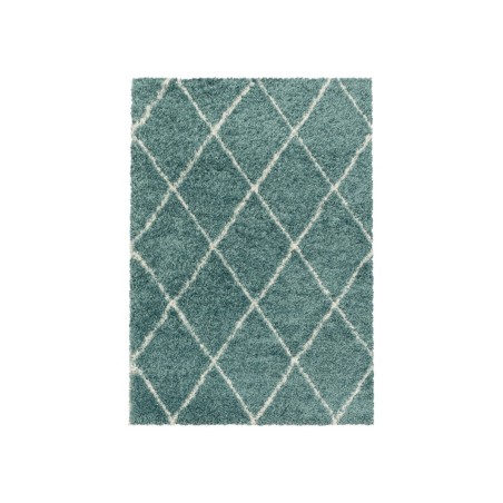 Gebedskleed Design Hoogpolig tapijtpatroon Rhombus Pile Zachte kleur Blauw