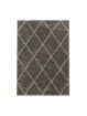 Gebedskleed Design Hoogpolig vloerkleed Patroon Rhombus Pile Zachte kleur Taupe