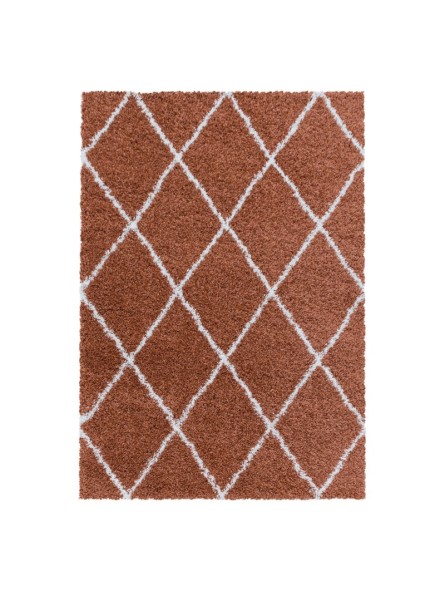 Tappeto da preghiera design tappeto a pelo alto modello diamante pelo morbido colore terra