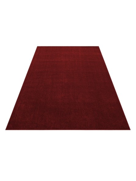 Prayer rug Gabbeh look flat pile red