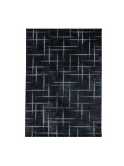 Prayer Rug Lattice Design Pattern Soft Flor Black