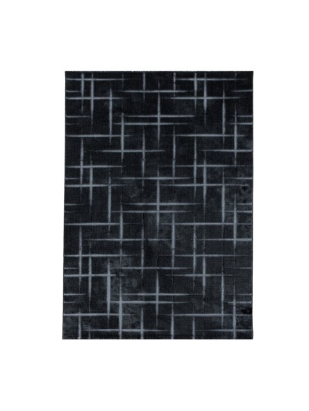 Prayer Rug Lattice Design Pattern Soft Flor Black