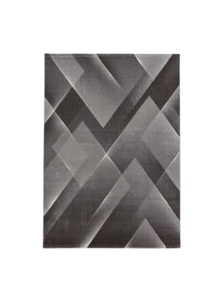Prayer rug 3-D design pattern triangle soft pile brown