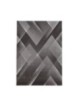 Prayer rug 3-D design pattern triangle soft pile brown