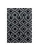 Prayer rug diamond grid design black