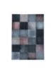 Prayer rug square grid design pink