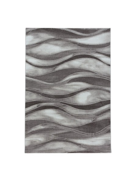 Prayer Rug Abstract Waves Design Brown