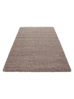 Prayer rug Shaggy plain color pile height 5cm beige