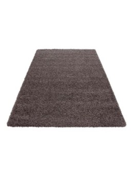 Prayer rug Shaggy plain color pile height 5cm taupe