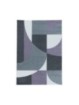 Prayer Rug Short Pile Design Zipcode Pattern Abstract Violet