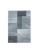 Tappeto da preghiera Design a pelo corto Modello con codice postale Rettangolo grigio