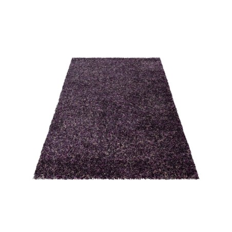 Prayer Rug High Pile Purple Gray Beige Mottled