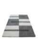 Tappeto da preghiera, tappeto a pelo lungo, altezza pelo 3 cm, grigio-bianco-grigio chiaro