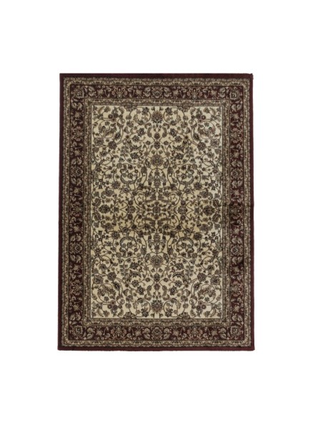 Prayer rug Oriental rug classic antique ornaments cream