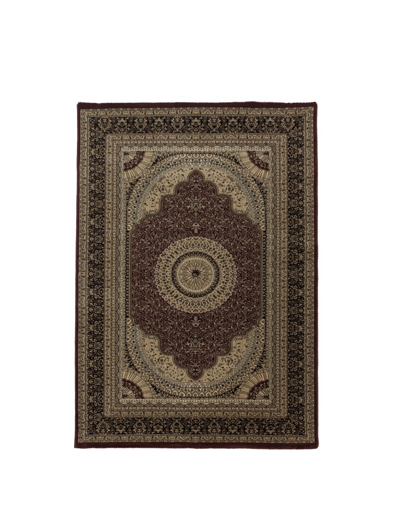 Prayer rug Oriental rug classic antique border red