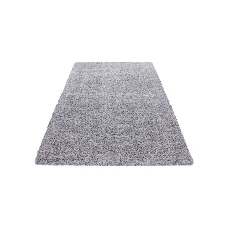 Shaggy prayer rug, pile height 3cm, plain light grey