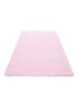 Tappeto da preghiera Tappeto shaggy altezza pelo 3cm unicolor rosa