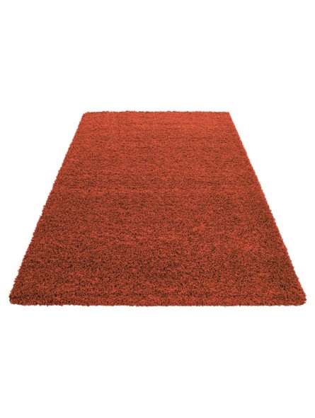 Shaggy prayer rug, pile height 3cm, unicolour terra