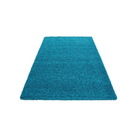 Shaggy prayer rug, pile height 3cm, plain turquoise