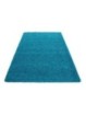 Shaggy prayer rug, pile height 3cm, plain turquoise