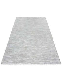 Gebetsteppich Outdoor Teppich Meliert Grau Beige Weiß