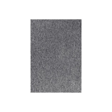 Prayer rug short pile rug mottled glossy grey