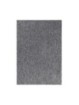 Gebetsteppich Kurzflor Teppich meliert glänzend Grau