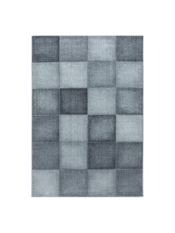 Gebedskleed laagpolig vloerkleed vierkant pixelpatroon zacht vloerkleed grijs