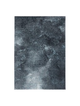 Gebetsteppich Kurzflor Teppich Wolken Muster Marmoriert Weich Blau