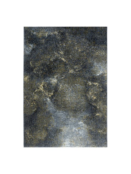 Prayer Rug Short Pile Rug Clouds Pattern Marbled Soft Yellow