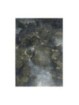Gebedskleed laagpolig tapijt wolkenpatroon gemarmerd zachtgeel