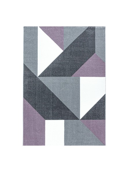 Gebedskleed Laagpolig tapijtpatroon Geometrisch Modern Zacht Paars