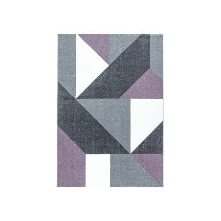 Prayer Rug Short Pile Rug Pattern Geometric Modern Soft Purple