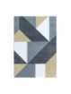 Gebedskleed Laagpolig tapijtpatroon Geometrisch Modern Zacht Geel