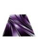 Prayer Rug Geometric Waves Mottled Black Violet White