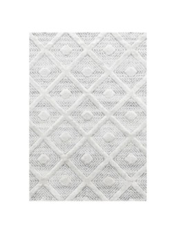 Prayer rug 3-D diamond square grid pattern