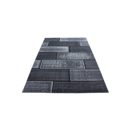 Gebedskleed laagpolig vloerkleed Brick Black Grey