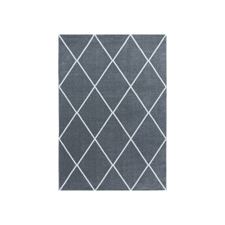 Gebedskleed Laagpolig vloerkleed Design Rhombus Modern Lines Effen Zilver